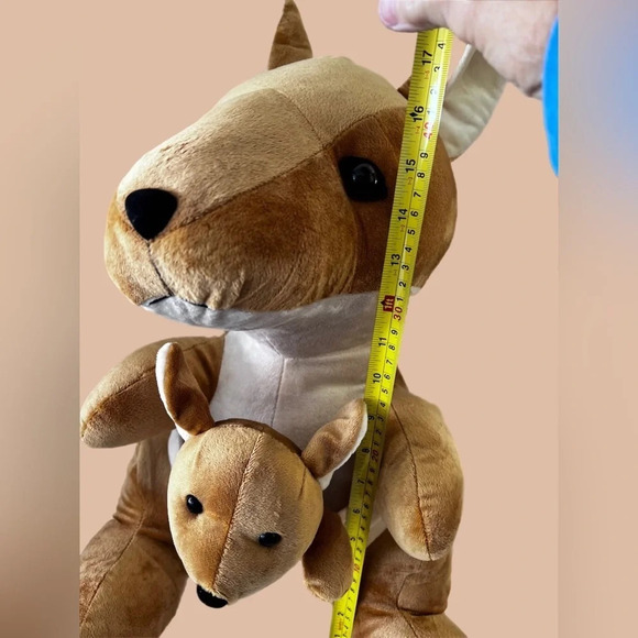 Kangaroo Mother & Baby Joey Plush Steven Smith Brooklyn New York 12 inches - Picture 7 of 7